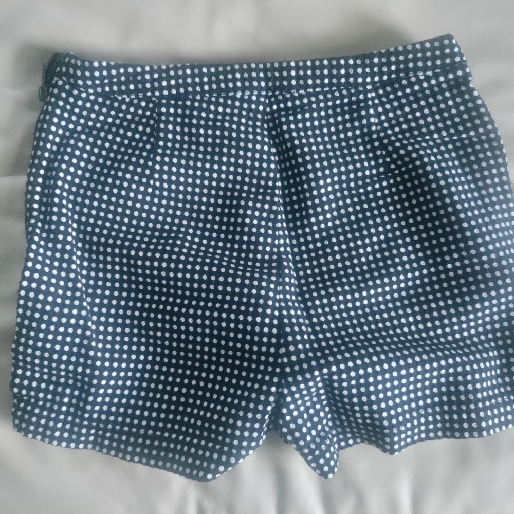 High Waist Black and White Casual Shorts